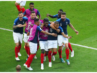 ▲▼   2018世足,法國vs阿根廷。姆巴佩(Kylian Mbappe)再進球。（圖／路透社）（圖／路透社）
