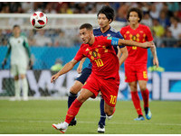 ▲▼    2018世足賽, 比利時VS日本。哈薩德(Eden Hazard)（圖／路透社）