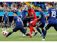 ▲▼   2018世足賽, 比利時VS日本。盧卡庫(Romelu Lukaku)（圖／路透社）