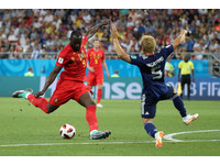 ▲▼    2018世足賽, 比利時VS日本。盧卡庫(Romelu Lukaku)（圖／路透社）