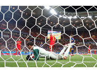 ▲▼  2018世足賽, 比利時VS日本。庫爾圖瓦(Thibaut Courtois)（圖／路透社）