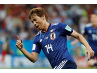 ▲▼  2018世足賽, 比利時VS日本。乾貴士(Takashi Inui))進球（圖／路透社）