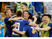 ▲▼ 2018世足賽, 比利時VS日本。乾貴士(Takashi Inui))進球（圖／路透社）