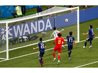 ▲▼   2018世足賽, 比利時VS日本。費爾通亨(Jan Vertonghen)進球（圖／路透社）