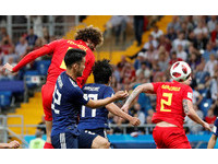 ▲▼    2018世足賽, 比利時VS日本。費爾納尼（Marouane Fellaini） 進球（圖／路透社）