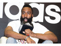 ▲▼NBA巨星哈登訪台記者會及指導潛力球員。（圖／記者季相儒攝）