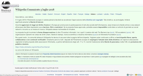  ▲ ▼ Wikipedia Italian version. (Fig. / Returning from Wikipedia) 