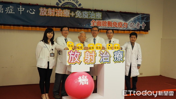 ▲放射合併免疫治療 「遠距效應」照局部就能殺光癌細胞。(圖/中國附醫提供)