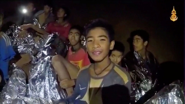 ▲泰國13名少年足球隊師生成員受困於「睡美人山洞」（Tham Luang）。（圖／路透社）