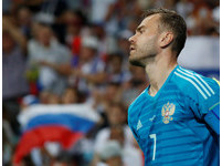 ▲2018世足賽, 俄羅斯VS克羅埃西亞。阿金費耶夫(Igor Akinfeev)（圖／路透社）
