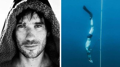 吸一口氣潛入139米深！潛水男肺臟被擠扁　不背氧氣瓶破世界紀錄
