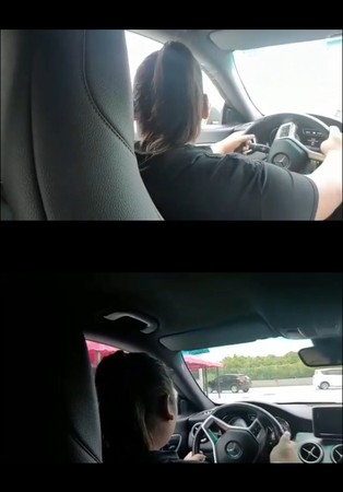 ▲馬來西亞網紅讓13歲女兒開車。（圖／翻攝自IG）