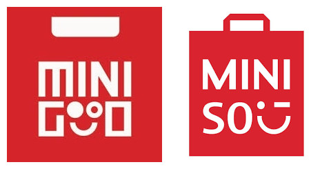 ▲MINIGOOD和MINISO品牌相似度極高。（圖／截圖自MINIGOOD、MINISO臉書）