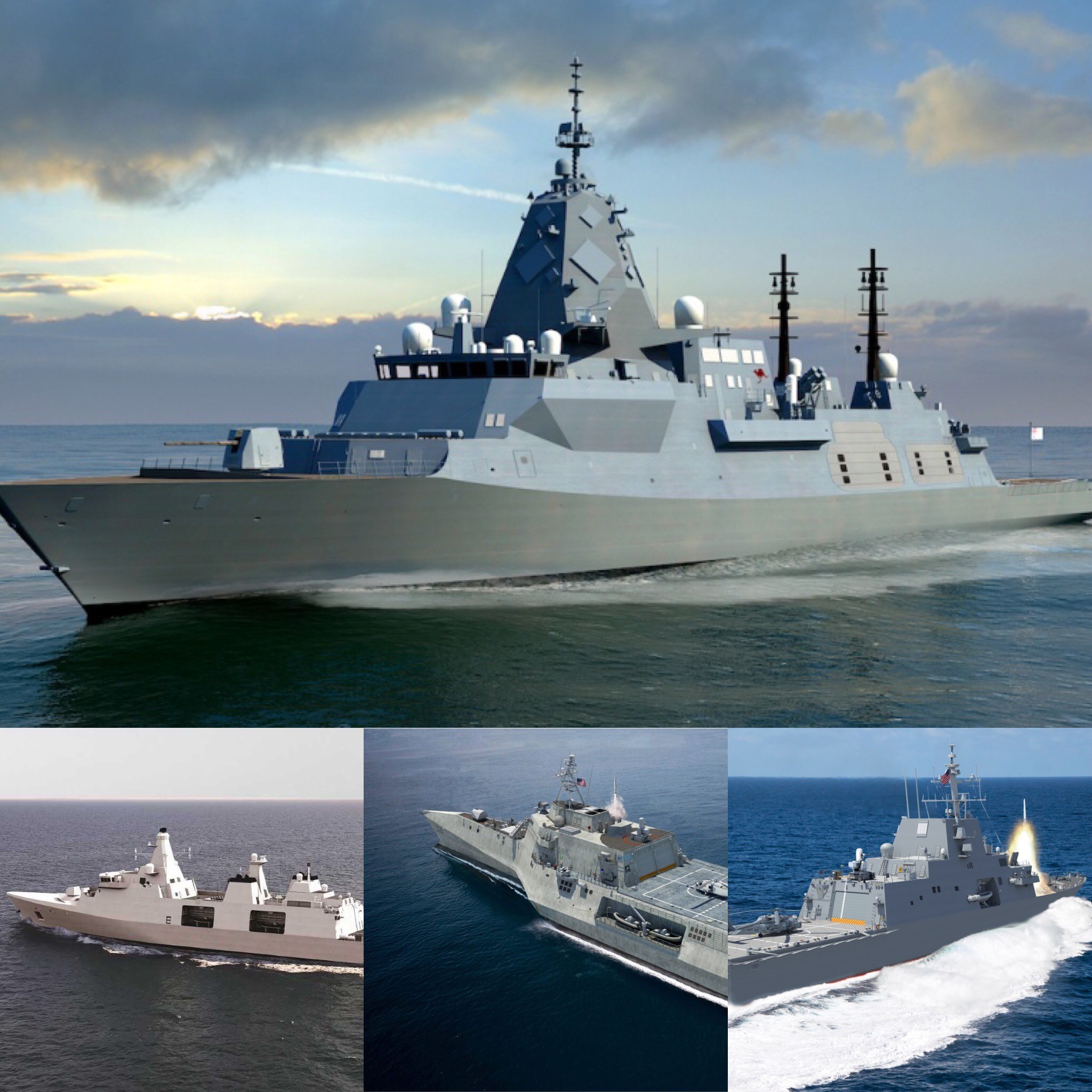 ▲▼美英加澳海軍四方會談　盼下代巡防艦戰鬥系統「通用」。（圖／翻攝自USNI）