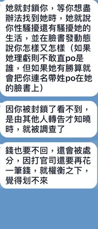 當事人飛哥敘述H女借錢不還，還檢舉他的經過。