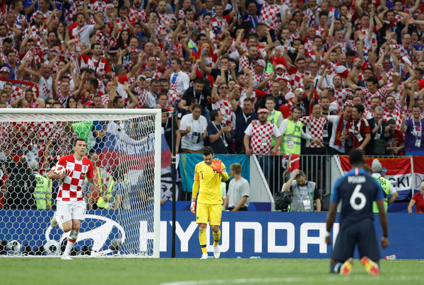  ▲ 2018 World Cup, France VS Croatia. Mario Mandzukic scored (Photo / Reuters) "width =" 600 "height =" 403 