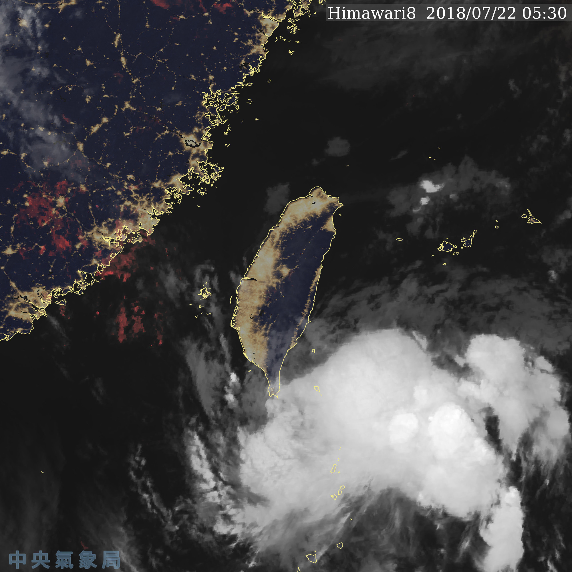 準悟空颱風。（圖／氣象局）