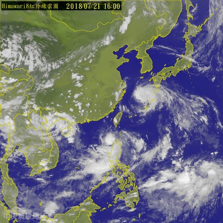 ▲▼熱帶性低壓有機會成為今年第11號颱風悟空。（圖／中央氣象局）