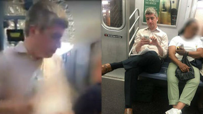 韓正妹搭紐約地鐵「被口水吐滿頭」　白種男猛推：賤●滾出去！