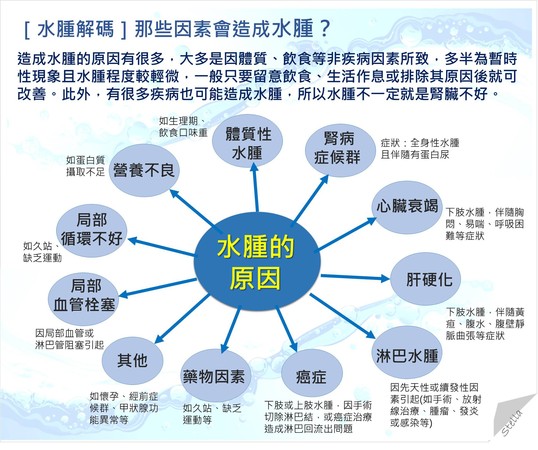 ▲水腫就是腎臟不好嗎?。(圖/營養師Stella提供,請勿任意翻攝以免侵權)