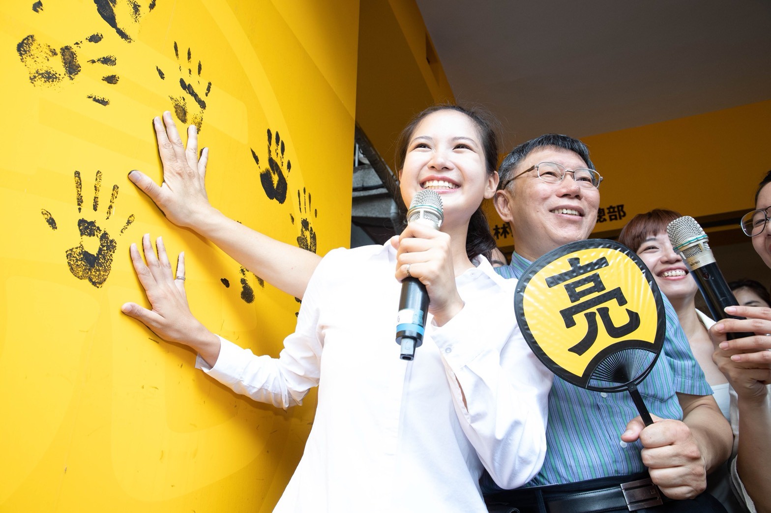 ▲▼柯文哲幫林亮君站台。(圖/柯文哲競選辦公室提供)