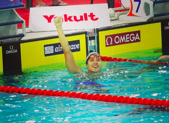  ▲ ▼ Japanese swimmer, Katsumi Nakamura. (Fig. / Nakamura IG) 