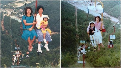 80年代「一根桿」纜車今天還在跑！　韓網友：打個噴嚏就與神同行