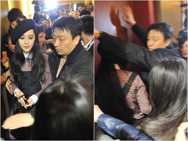  ▲ Mu Xiaoguang used to protect Fan Bingbing as a human shield in the mbades. (Fig. / CFP) 