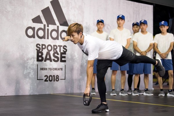 ▲「花賢」李宗賢表示自己的體能訓練首重強化下肢力量。（圖／adidas提供）