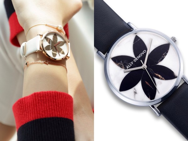 ▲ALLY DENOVO花朵大理系列腕錶（圖／品牌提供）