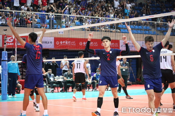 ▲亞洲盃男排，中華鏖戰五局勝泰國。（圖／記者張穎容攝）