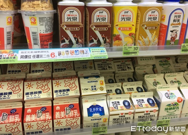 ▲超商/鮮乳/牛奶2018。（圖／記者謝侑霖攝）
