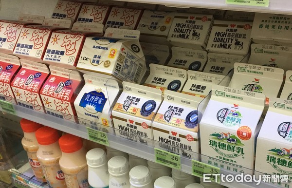 ▲超商/鮮乳/牛奶2018。（圖／記者謝侑霖攝）