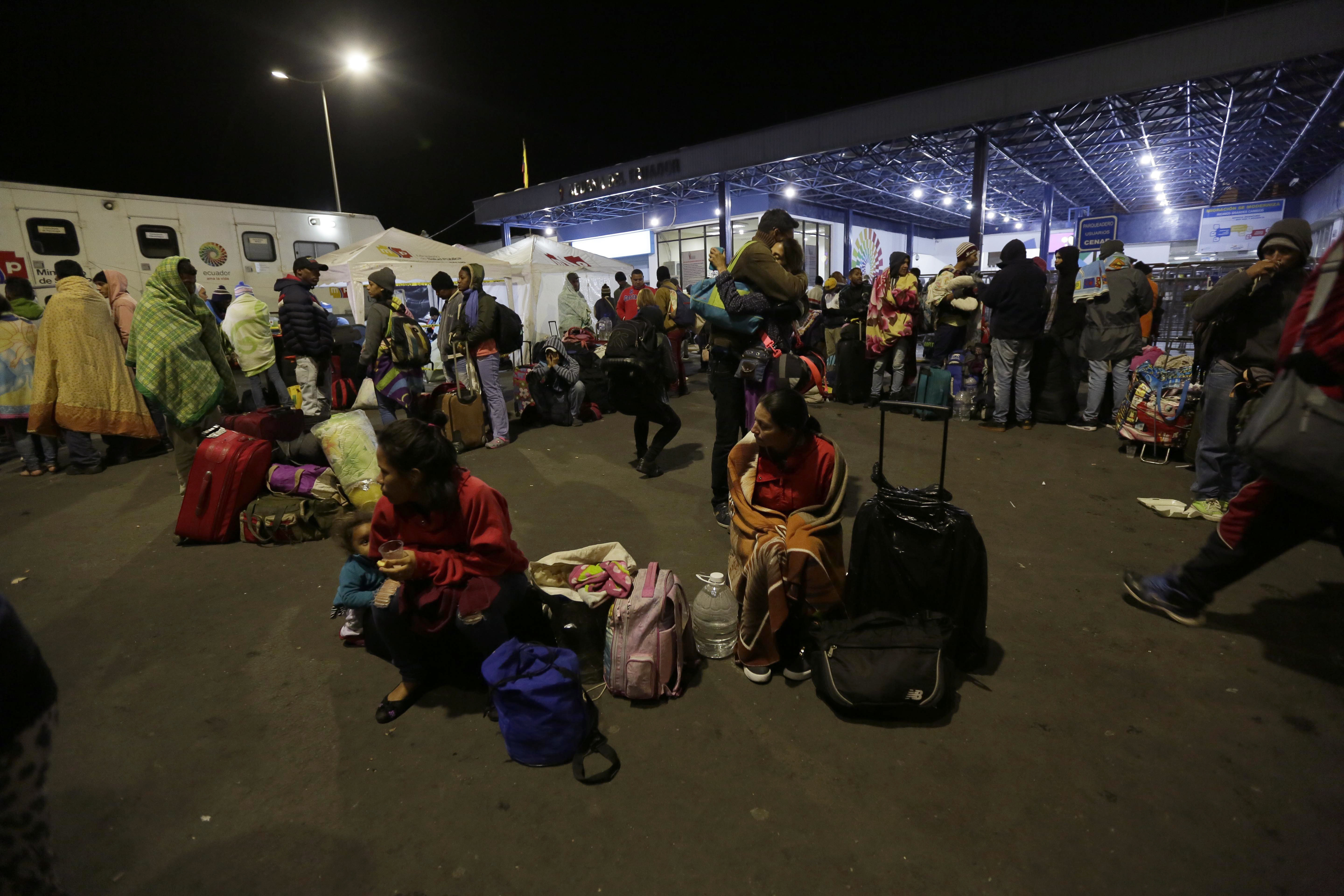 ▲委內瑞拉移民潮。(圖/達志影像/美聯社)