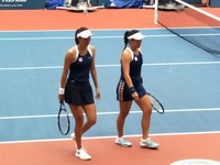 ▲▼ 詹家姐妹2018亞運女雙奪銀。（圖／中華奧會提供）
