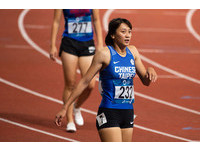 ▲▼2018雅加達亞運,亞運田徑女子100公尺跨欄預賽,中華隊謝喜恩。（圖／記者季相儒攝）