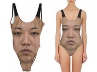 ▲川普、金正恩！獵奇名人大臉泳衣。（圖／翻攝自belovedshirts.com）
