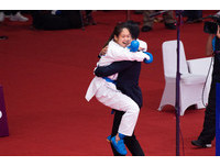 ▲▼2018雅加達亞運,亞運空手道女子55公斤金牌戰,文姿云奪得金牌（圖／記者季相儒攝）