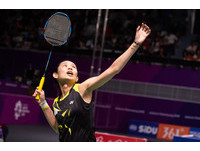 戴資穎僅花34分鐘直落二奪勝，摘下中華隊史在亞運羽球的首面金牌！