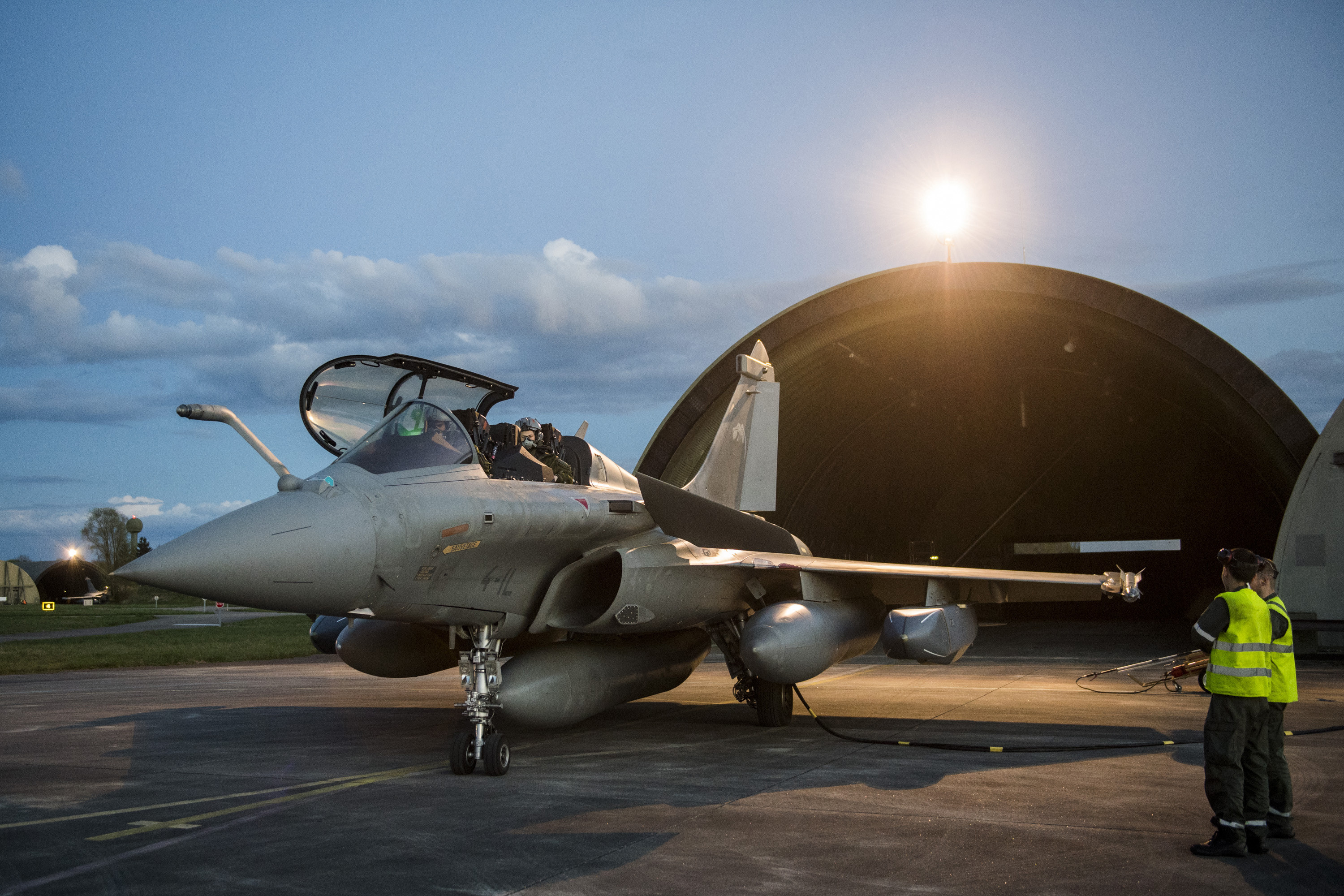 法國達梭公司所生產飆風戰機（Rafale），目前也是法國空軍的主力戰鬥機。（圖／達志影像／美聯社）