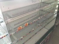 ▲超商食物被民眾買光，超市緊急開店，水、食物全部一百日圓供民眾購買。（圖／台灣女孩的北海道生活
授權使用）