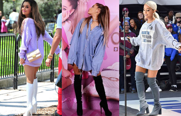 ▲▼嬌小沒關係，最重要的是好比例！Ariana Grande穿搭「3要素」讓小隻女也能穿出氣場。（圖／bella儂儂提供）