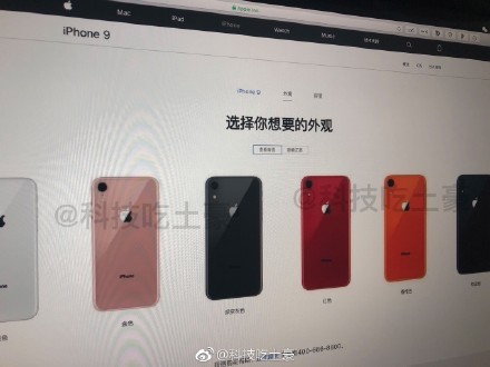 ▲▼微博上流傳著疑似蘋果官網新iPhone的介紹畫面。（圖／翻攝自微博／科技吃土豪）