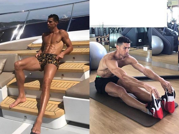 ▲C羅腹肌（圖／翻攝自Cristiano Ronaldo FB）