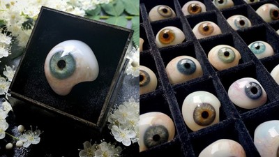 義眼比珍珠還美！　百年骨董來自「老師傅吹工」礦色化作深邃瞳孔