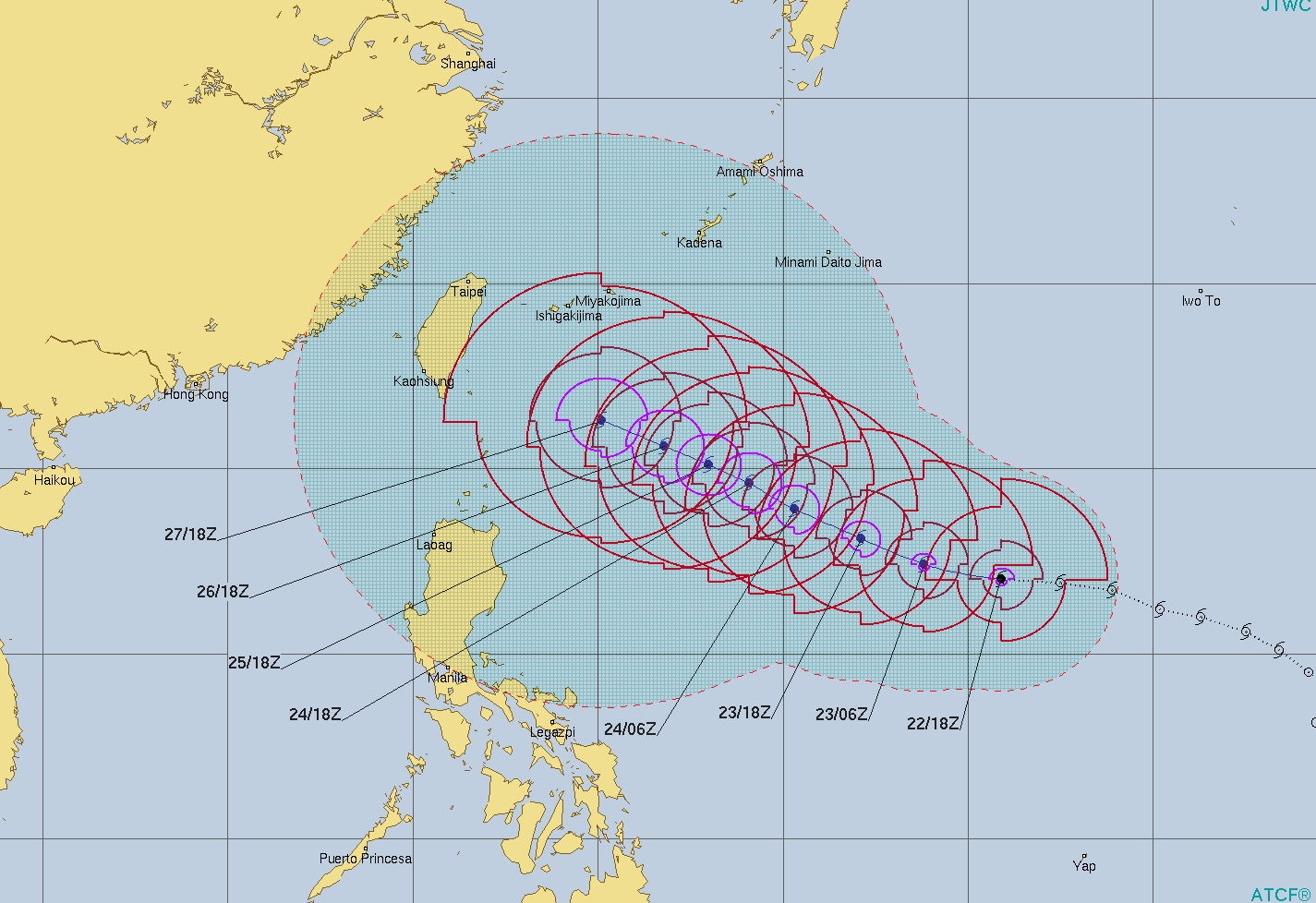 潭美颱風。（圖／翻攝JTWC）
