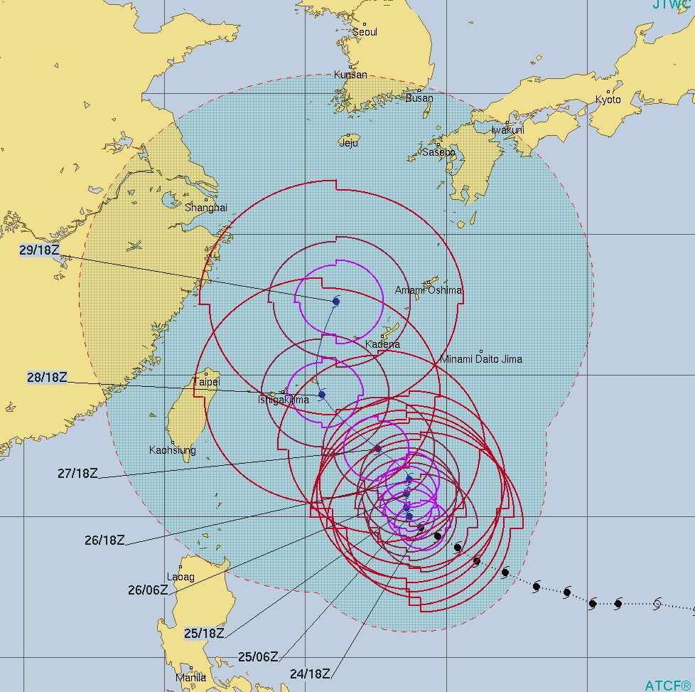 潭美颱風。（圖／翻攝JTWC）