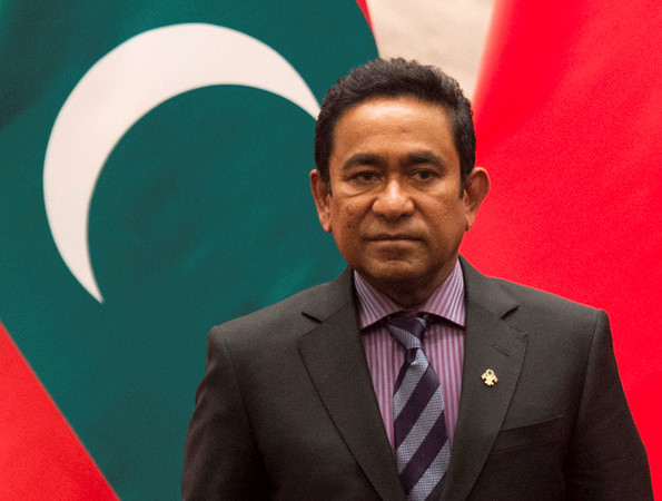 ▲▼馬爾地夫總統雅明（Abdulla Yameen）。（圖／路透）