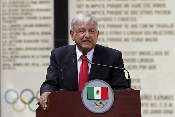 ▲▼ 墨西哥總統當選人羅培茲歐布拉多（Andres Manuel Lopez Obrador）。（圖／路透）