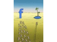 現代人把FB當成生活必需品，似乎沒有FB，生命就無法維持，而在沙漠中尋找的竟不是綠洲，簡直是本末倒置了吧。